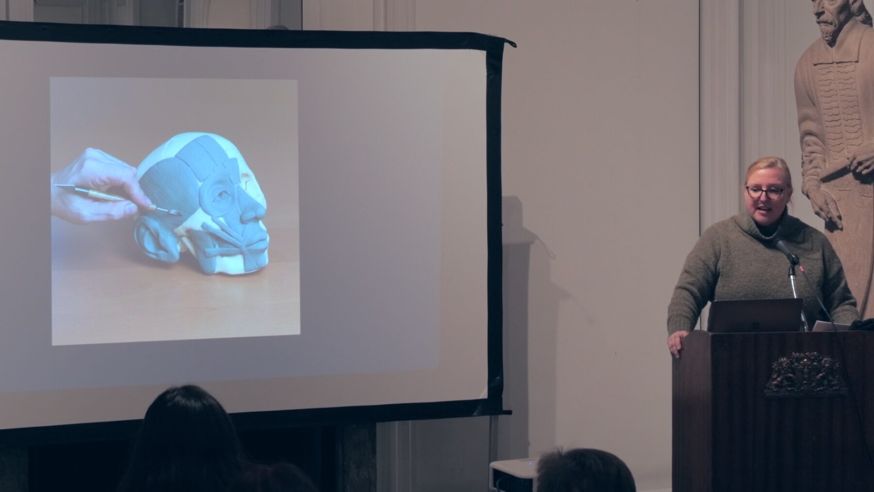 Vitruvian Studio co-founder and instructor Melinda Whitmore speaks about the study of artistic anatomy.