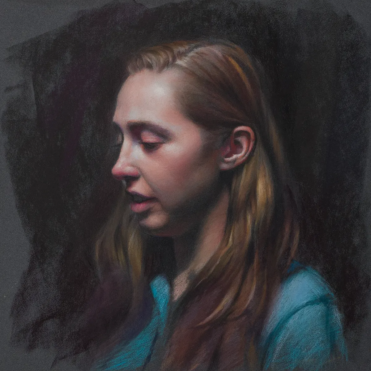 The Portrait in Pastel